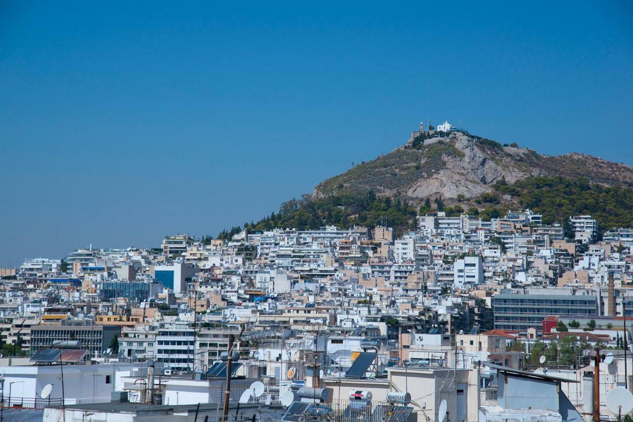 Апартаменты Athens From The Top, Cozy Studio In The City Center Экстерьер фото